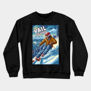 Vail Colorado Ski Crewneck Sweatshirt